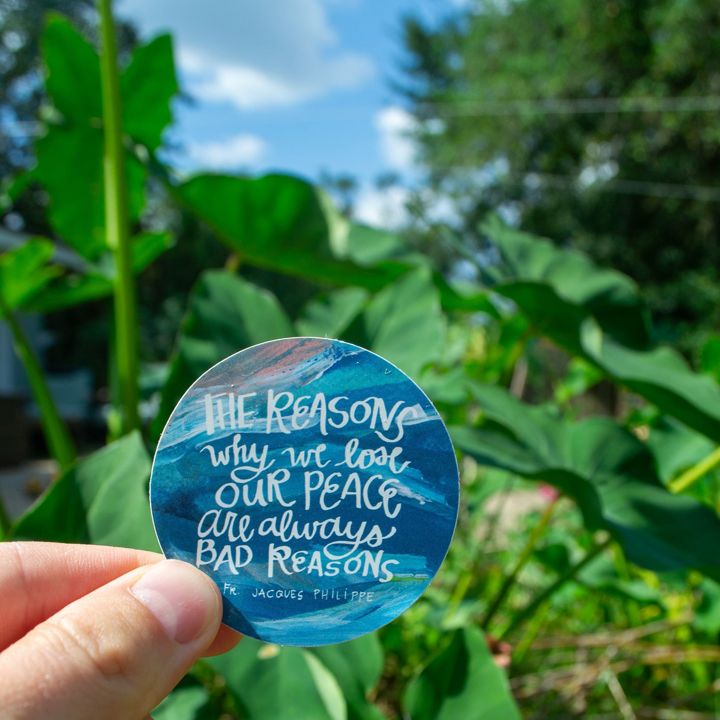Reasons for Peace Sticker
