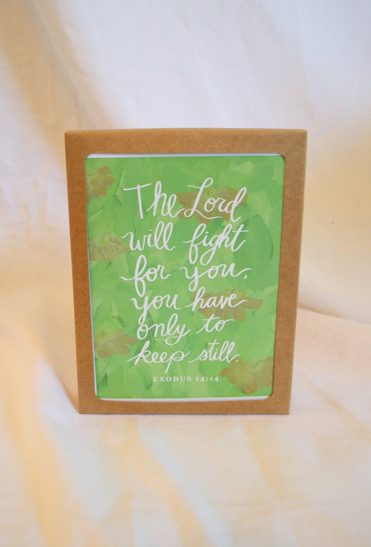 "You Have Only To Keep Still" Catholic Greeting Card | Fine Art Print Stationery (4.25×5.5") - Habitavit Art Co.