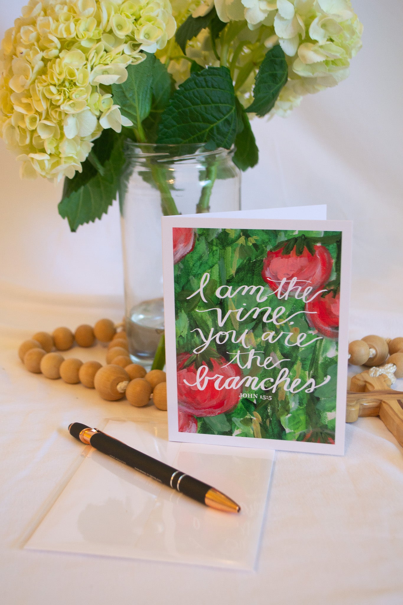 Fruitful Vine Greeting Card