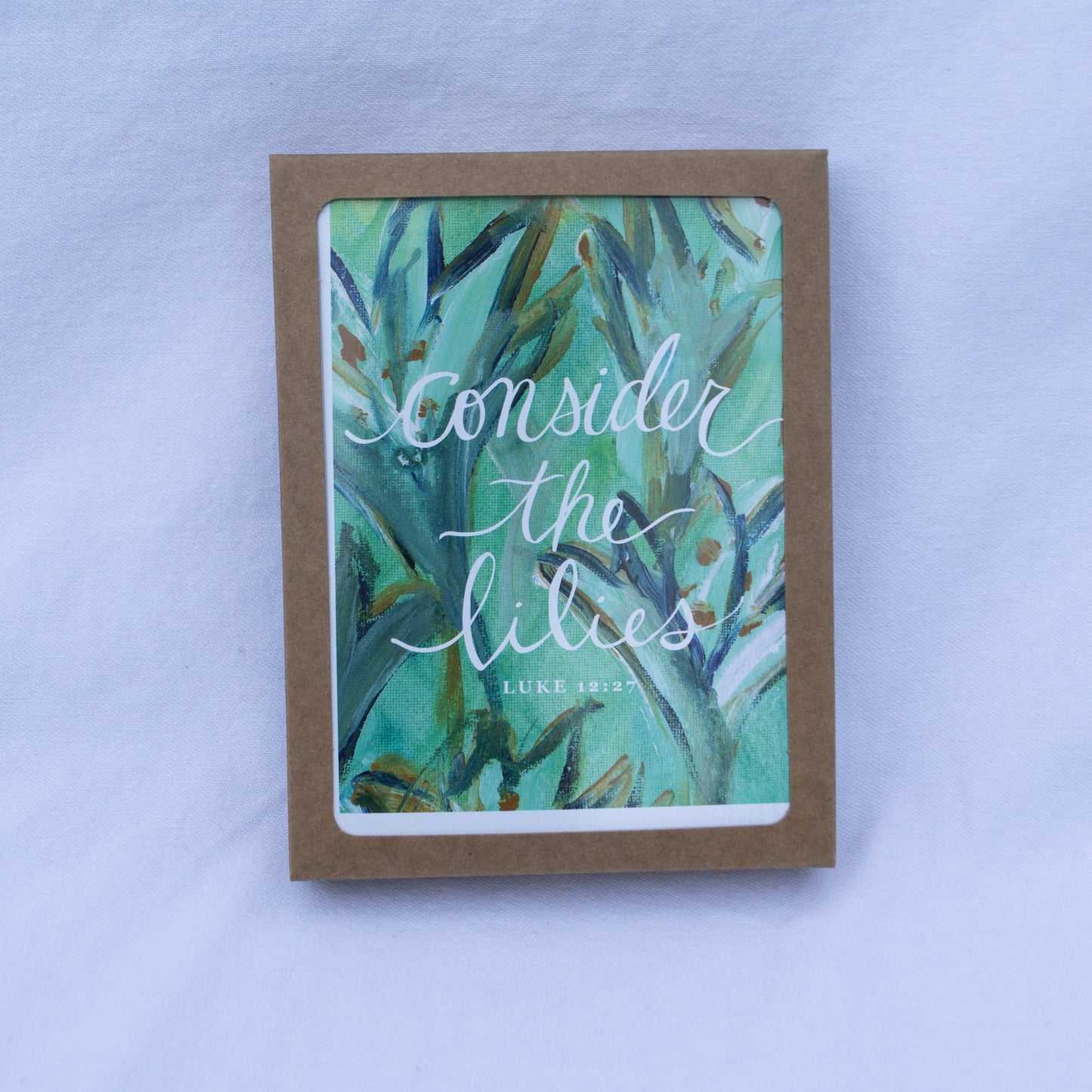 Consider the Lilies Greeting Card