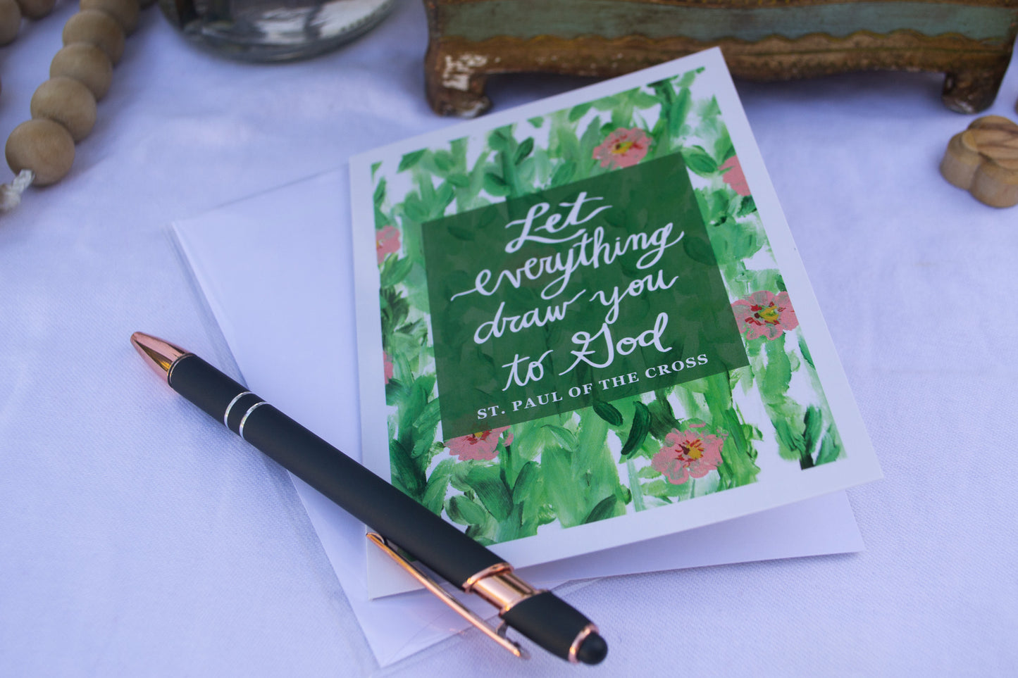 Let Everything Draw You Greeting Card