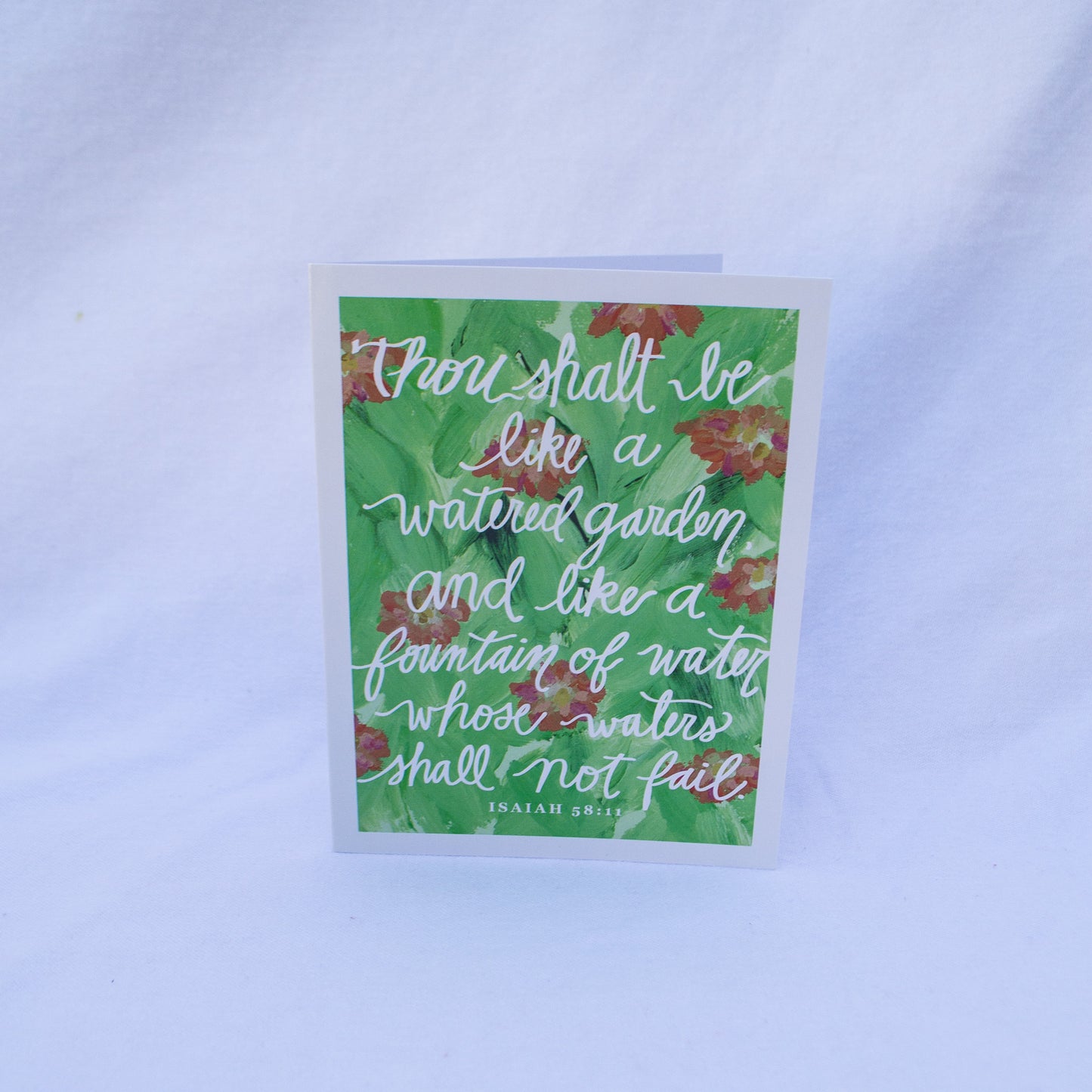 Well Watered Soul Greeting Card
