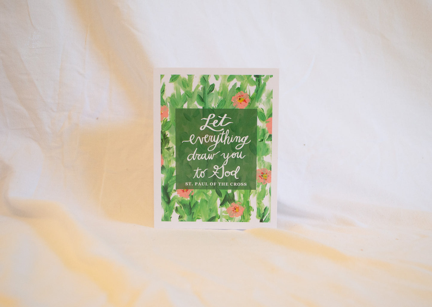 Let Everything Draw You Greeting Card