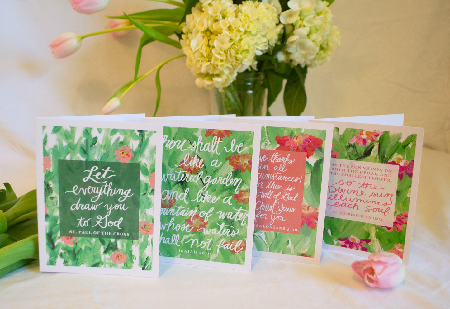 God is Everywhere Floral Stationary Set - Variety Pack