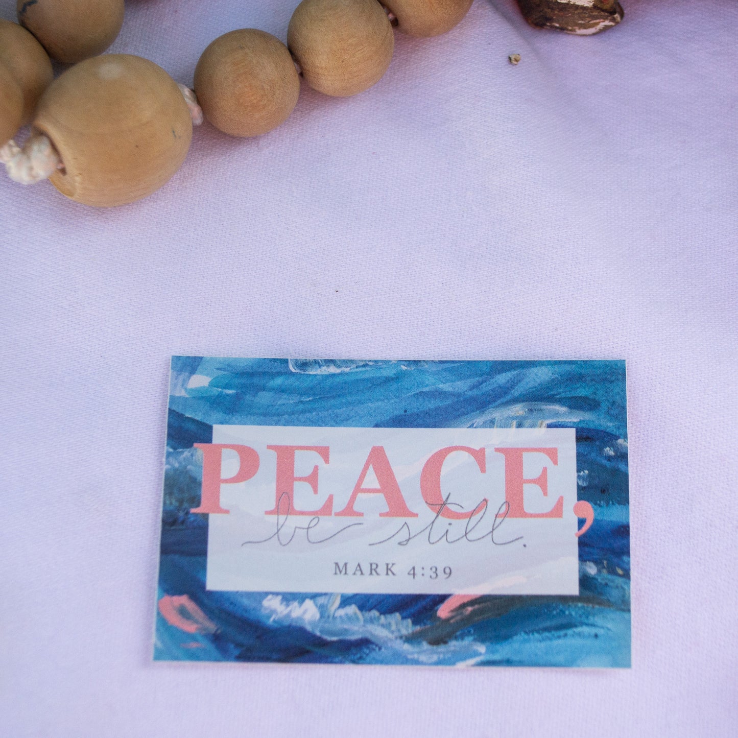 Peace Be Still Sticker