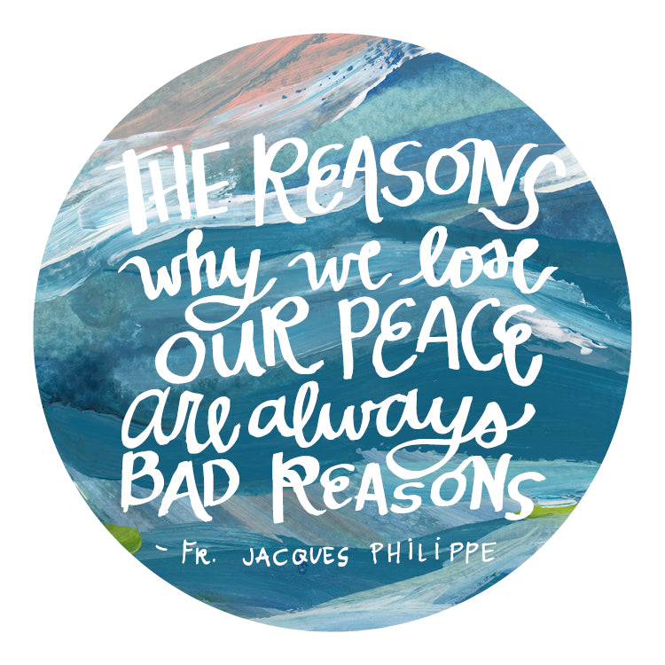 Reasons for Peace Sticker