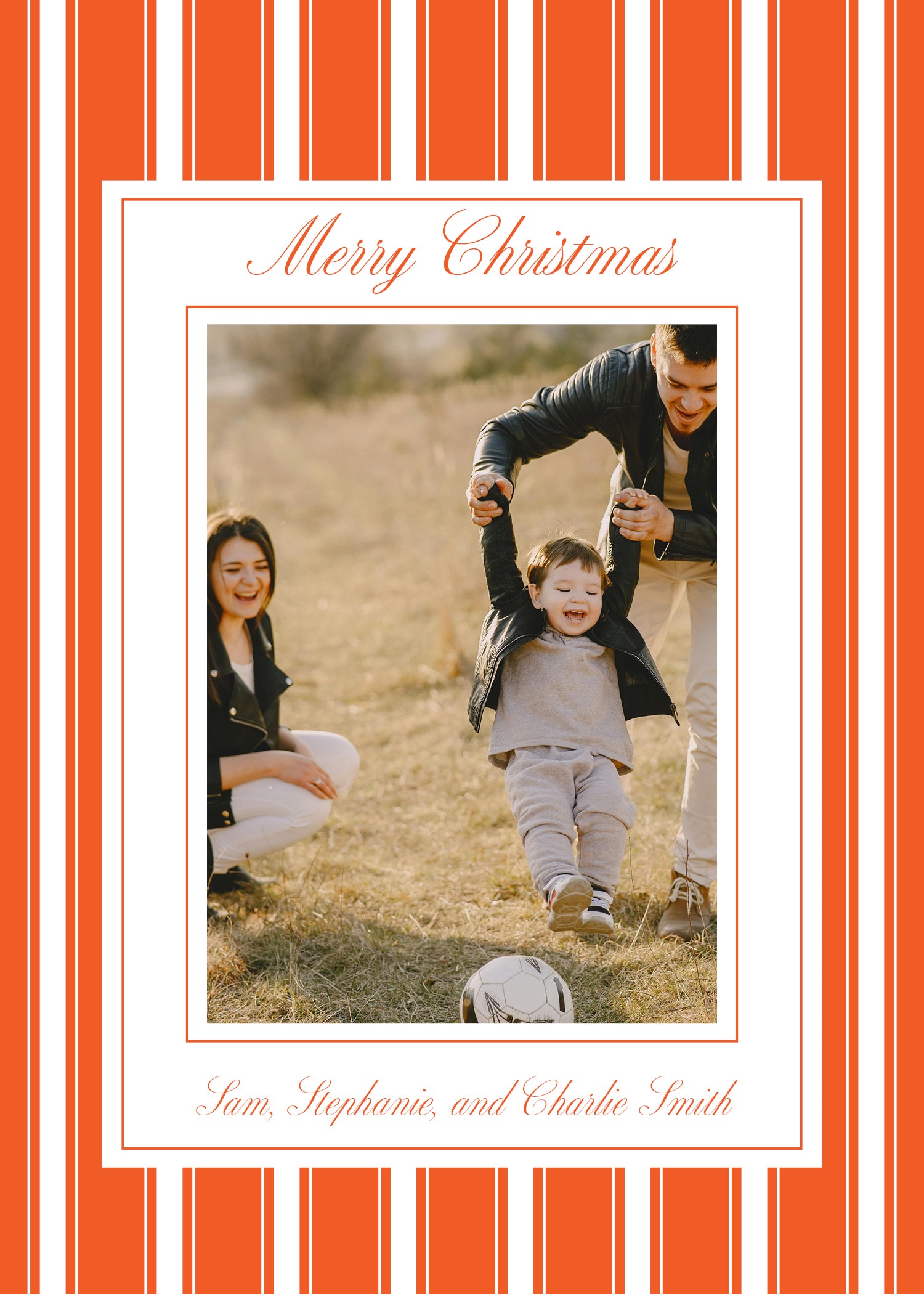 "Peppermint" | Semi-Custom Christmas Card (5x7) - Habitavit Art Co.