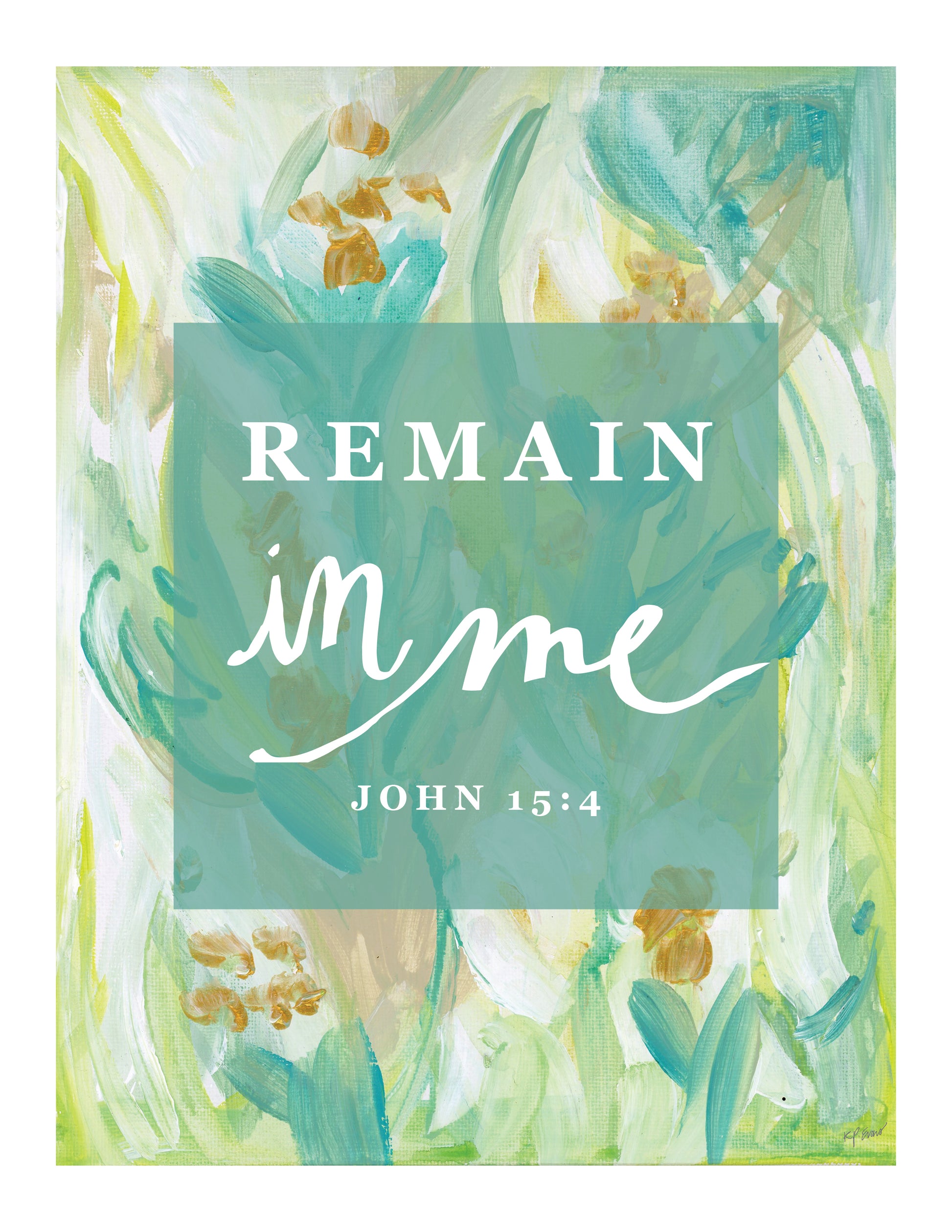"Remain in Me" Art Print - Habitavit Art Co.
