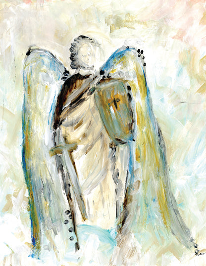 St. Michael The Archangel Art Print - Habitavit Art Co.