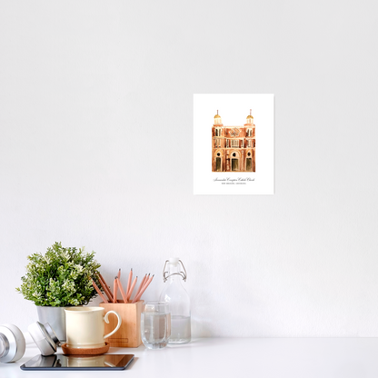 Immaculate Conception Church | New Orleans, LA Catholic Art Print (Watercolor)