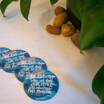 Reasons for Peace Sticker - Habitavit Art Co.