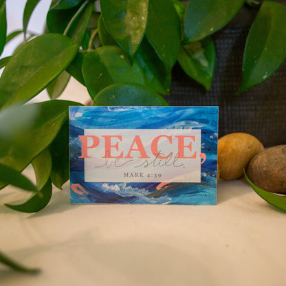 Peace Be Still Sticker - Habitavit Art Co.