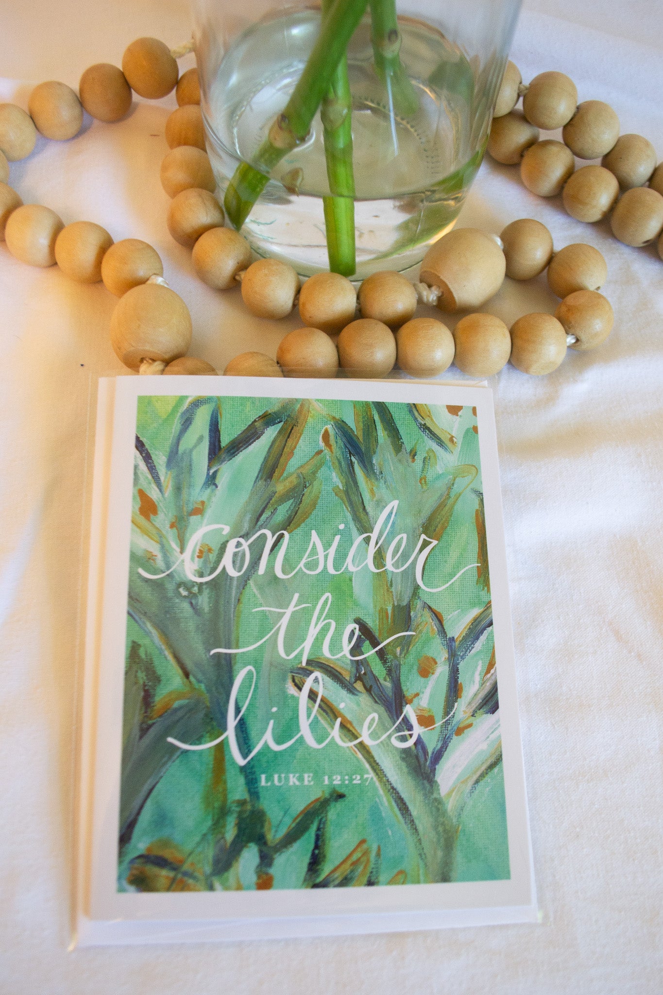 Consider the Lilies Greeting Card