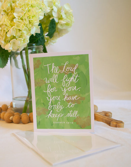 You Have Only To Keep Still Greeting Card