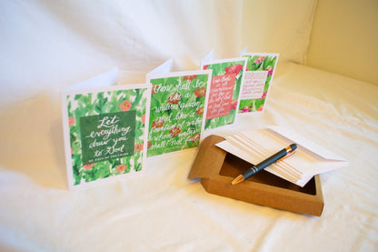 “God Is Everywhere” Stationery Variety Pack | Catholic Greeting Card Set (4.25×5.5") - Habitavit Art Co.