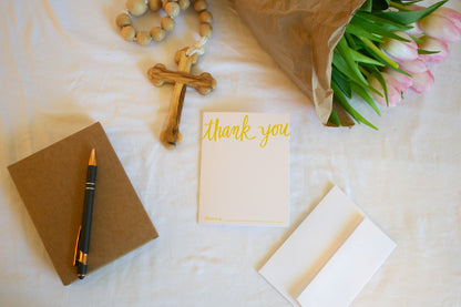 Little Saints Thank-You Notes | Kids Card Set (8 Cards + Envelopes) - Habitavit Art Co.