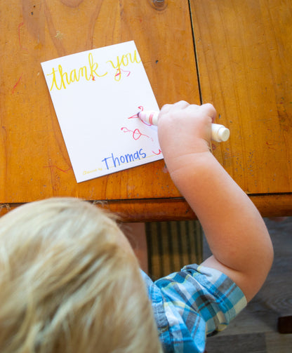 Little Saints Thank-You Notes | Kids Card Set (8 Cards + Envelopes) - Habitavit Art Co.