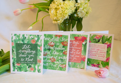 “God Is Everywhere” Stationery Variety Pack | Catholic Greeting Card Set (4.25×5.5") - Habitavit Art Co.