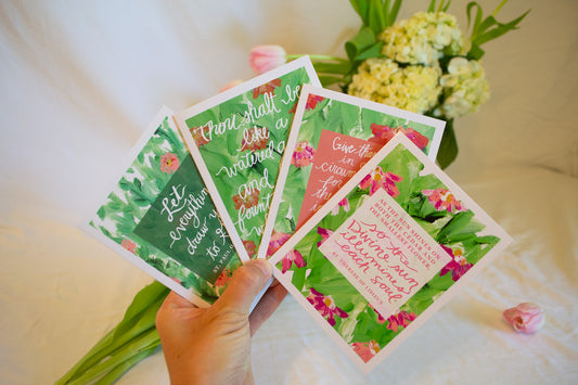 God is Everywhere Floral Stationary Set - Variety Pack
