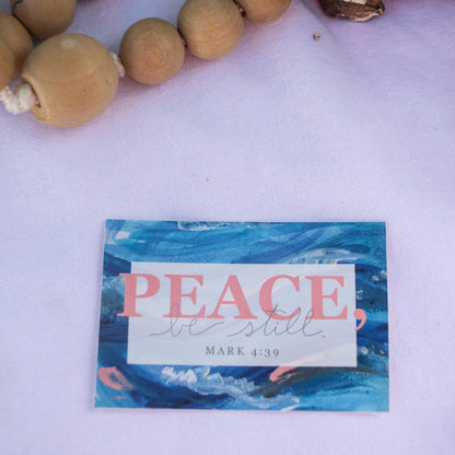 Peace Be Still Sticker - Habitavit Art Co.