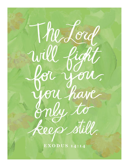 "You Have Only To Keep Still" Catholic Greeting Card | Fine Art Print Stationery (4.25×5.5") - Habitavit Art Co.