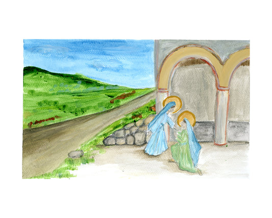 "Elizabeth's Greeting" | Art Print