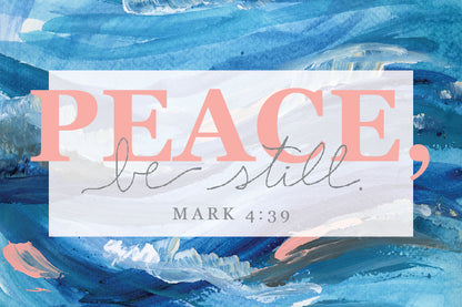 Peace Be Still Sticker - Habitavit Art Co.